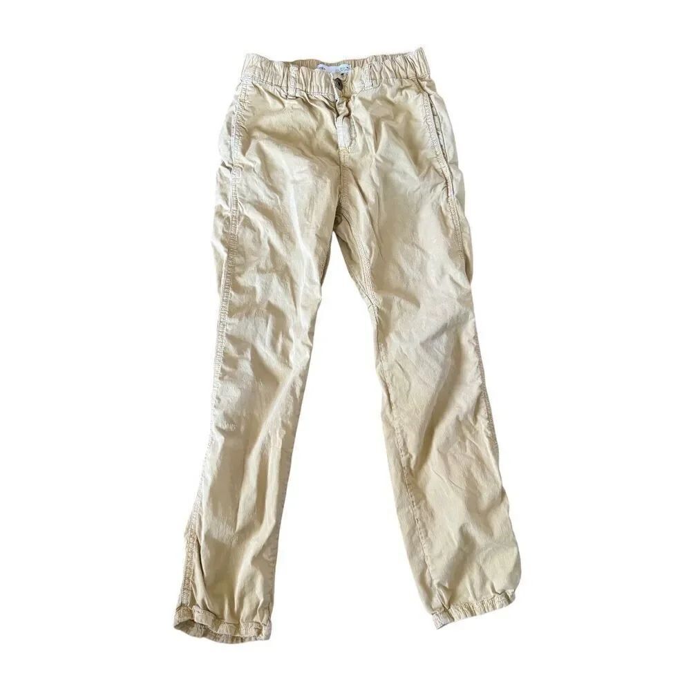 Zara boys size 10 tan khaki slim sporty pants